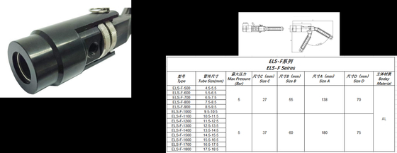 สายตรง ELS-F ซีรีส์เส้นผ่าตัดภายนอกการเชื่อมต่อ 316 โครงงานสแตนเลส